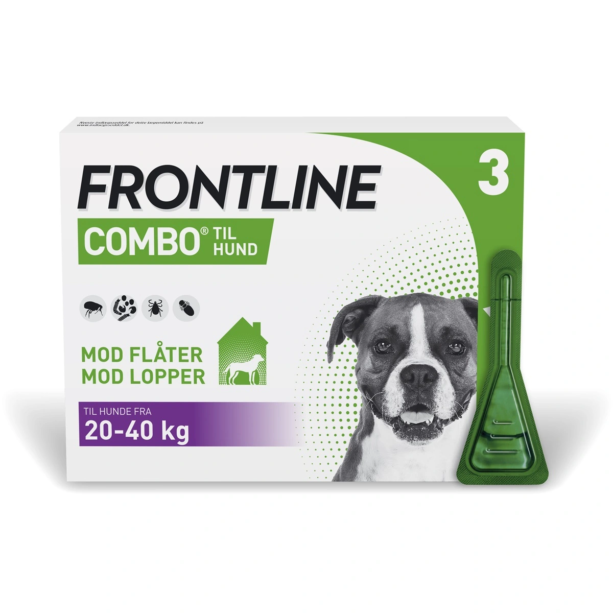 Frontline Combo 3 x 2,68 ml til hund 20-40 kg
